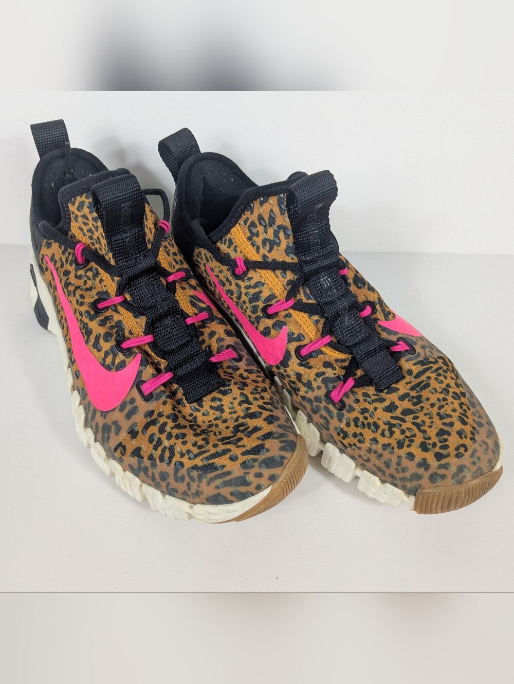 Women's Nike Free Metcon 3 Cheetah Print Training Sneakers 7.5